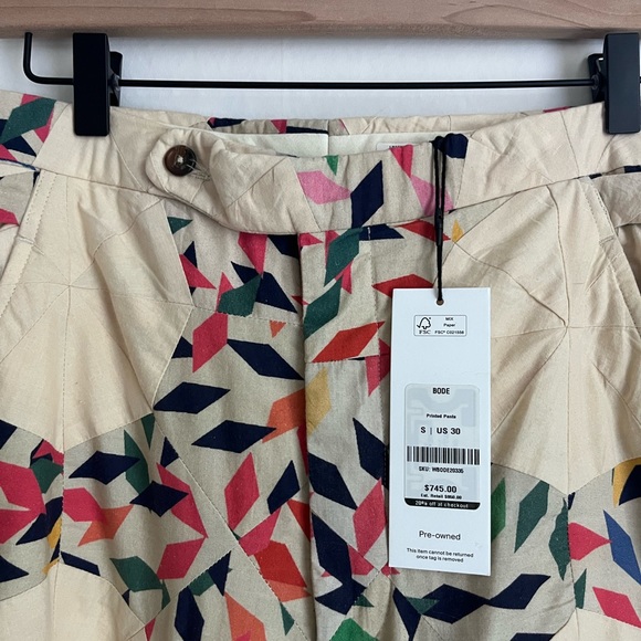 Colorful Geometric Men's Chinos - Picture 5 of 16